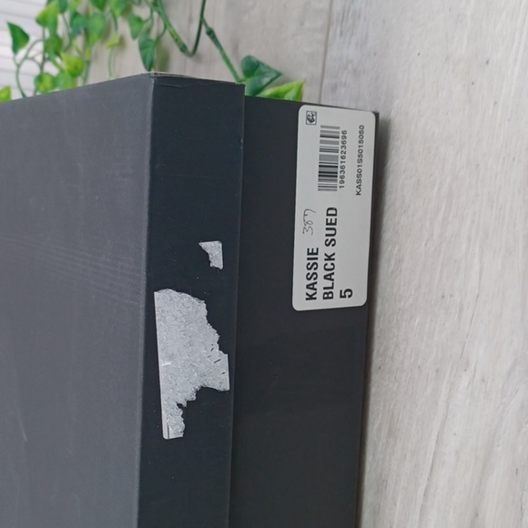 Betsey Johnson kassie Black Suede NIB - Picture 9 of 11